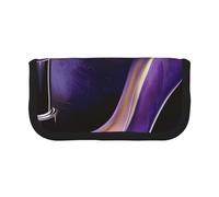 JKLQWC Jolie trousse à crayons en toile - Imprimé bouledogue français et fleurs - Trousse de maquillage de grande capacité pour voyage, école, bureau, cadeaux, Talons hauts élégants avec rouge à