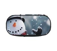 JKLQWC Trousse à crayons à double fermeture éclair avec compartiment en maille et porte-stylos - Imprimé notes de musique noir et blanc - Trousse multifonction pour papeterie, trousse de maquillage