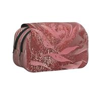 JKLQWC Trousse à crayons avec impression murale de brique industrielle pour enfants, hommes et femmes, deux couches de grande capacité, trousse de maquillage, organisateur pour bureau, école, voyage