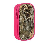 JKLQWC Trousse à crayons avec imprimé camouflage jaune et vert - Grande trousse de rangement portable pour bureau, école, adolescent, fille, garçon, adulte, noir, rose, One Size, Cartable
