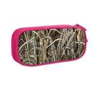 JKLQWC Trousse à crayons avec imprimé camouflage jaune et vert - Jolie boîte à crayons avec fermeture éclair - Pour bureau, école, adolescent, fille, garçon, adulte, noir, rose, One Size, Cartable