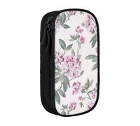 JKLQWC Trousse à crayons avec imprimé vieux rose - Grande trousse de rangement portable pour bureau, école, adolescent, fille, garçon, adulte, noir, Noir , One Size, Cartable