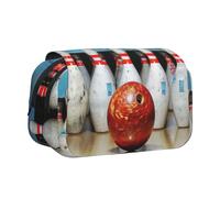 JKLQWC Trousse à crayons colorée avec imprimé guitare acoustique et guitare pour enfants, hommes et femmes, deux couches de grande capacité, trousse de maquillage, organisateur pour bureau, école