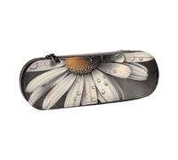 JKLQWC Trousse à crayons imprimée avec motif coccinelle en cuir synthétique avec fermeture éclair pour bureau, école, voyage, Noir , Taille unique, Cartable