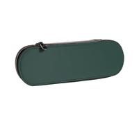 JKLQWC Trousse à crayons imprimée bowling - En cuir synthétique - Fermeture éclair - Pour bureau, école, voyage, Vert/gris, One Size, Cartable