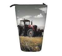 JKLQWC Trousse à crayons rétractable sur pied - Trousse de maquillage et de papeterie pour la Saint-Valentin, pour voyage, école, bureau, cadeaux, Tracteur Agriculture Tranquil, Taille unique