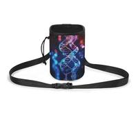 JKLQWH DNA Genetic Helix Sac de dressage pour animal domestique Sac banane de dressage pour chien Poche portable Sac à friandises pour chiot