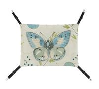 JKLQWH Hamac pour chat, avec cercles et pois verts imprimés, tapis d'extérieur doux lavable pour chat, hamac pour animal domestique, lit réglable, avec sangles réglables et crochets en métal, pour