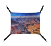 JKLQWH Hamac pour chat, avec imprimé Beauty Grand Canyon, tapis d'extérieur doux lavable pour chat, hamac pour animal domestique, lit réglable, avec sangles réglables et crochets en métal, pour chats,