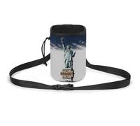 JKLQWH Sac banane de dressage imprimé Statue de la Liberté pour animal domestique Sac à friandises portable pour animal domestique