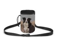 JKLQWH Sac banane de dressage pour chien avec imprimé Border Collie
