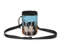 JKLQWH Sac banane de dressage pour chien avec imprimé Border Collie
