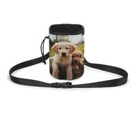 JKLQWH Sac banane de dressage pour chien avec imprimé Golden Retriever - Sac de dressage portable pour animal domestique