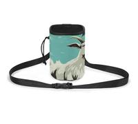 JKLQWH Sac de dressage pour chien avec imprimé chèvre Frolic - Sac de dressage portable pour animal domestique