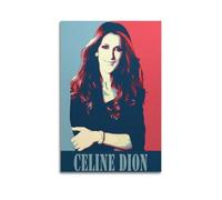 JKLSCEB Poster Celine Dion - Peinture sur toile - Impression d'art moderne - Pour chambre à coucher - 30 x 45 cm