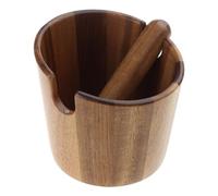 jklymm Boîte à café à expresso absorbant les chocs pour moudre - Antidérapante - Poubelle à déchets - Pour machine à café - Collecteur de résidus en bois - Accessoires de café