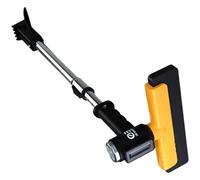 jklymm Brosse à neige extensible en aluminium ABS avec poignée antidérapante pour pare-brise et surfaces de véhicule Outil de retrait ergonomique