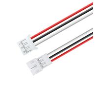jklymm Lot de 30 connecteurs d'air PH2.0 en PVC, boîtier en métal, câble de transmission d'énergie industriel, 10 cm, ligne de connecteur haute fréquence