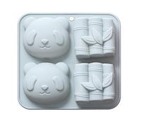 jklymm Moule à chocolat en forme de panda - Outil de décoration de gâteau - Outil de décoration pour bonbons, desserts, chocolats, savons ménagers