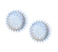 jklymm Paire de fleurs en élastomère - Substance flexible non mortelle - Pour bougies à la cire maison, savons - Matériaux d'activités éducatives - En silicone
