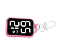 jklymm Porte-clés horloge électronique miniature avec mouvements de précision pour examen scolaire, montre numérique pour sac à dos, ceintures, porte-clés montre pour étudiants
