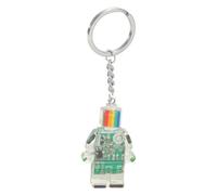 jklymm Porte-clés robot électronique couleur arc-en-ciel coloré pour sac à breloques hip-hop punk anneaux porte-clés pendentif élégant, Vert, taille unique