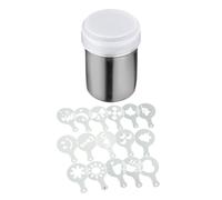 jklymm Shaker à poudre en acier inoxydable pour cuisine, cacao, tamis à farine, distributeur pour les amateurs de café, arroseur en acier inoxydable