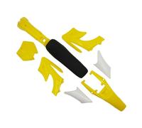 JKNONCBSG Carénage Moto Kit pour Kits carénage Couvercle Plastique pour 47 à 49cc Garde-Boue Les sièges Course réservoirs Carburant Moteurs 2temps pour Enfants Pocket Bike