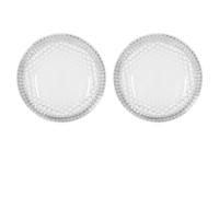 JKNONCBSG momt Clignotants Clignotant de moto Bullet 2 pièces Couvercle lentille pour Touring Pour Sportster XL 883 1200 Pour Dyna Pour Softail(Clear Lens Cover)