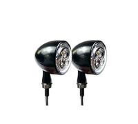 JKNONCBSG momt Clignotants Clignotant LED Bullet 3 en 1 pour moto, 1000 DF, feu de position blanc, stop arrière(CX-TSL298B-BKCL-2)