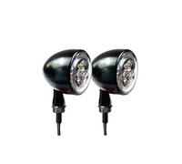 JKNONCBSG momt Clignotants Clignotant LED Bullet 3 en 1 pour moto, 1000 DF, feu de position blanc, stop arrière(CX-TSL298B-BKCL-3)
