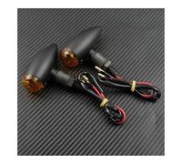 JKNONCBSG momt Clignotants Clignotants de moto Bullet, feux clignotants, lampe noire/chromée Pour Sportster XL Pour Cruiser Pour Chopper(Green S1000RR l)