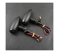 JKNONCBSG momt Clignotants Clignotants de moto Bullet, feux clignotants, lampe noire/chromée Pour Sportster XL Pour Cruiser Pour Chopper(Green S1000R l)