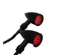 JKNONCBSG momt Clignotants Clignotants de moto Bullet Indicateurs Lumières Lampe Pour Chopper Pour Cruiser Pour Bobber Pour Café 1 Paire(CB233)