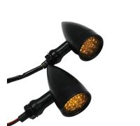 JKNONCBSG momt Clignotants Clignotants de moto Bullet Indicateurs Lumières Lampe Pour Chopper Pour Cruiser Pour Bobber Pour Café 1 Paire(CB232)