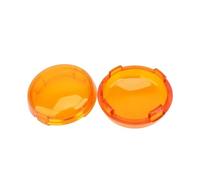 JKNONCBSG momt Clignotants Couvercle de capuchon lentille clignotant moto pour Dyna pour Softail pour Electra pour Glide pour Road King pour Sportster 883 1200(Yellow 2pcs)