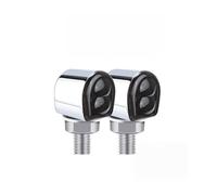 JKNONCBSG momt Clignotants Feu Clignotant De Moto Ambre MM8, Support 12 V, Lampe D'avertissement Direction, Indicateur Position Latéral(2eyeS COLOR Shell)
