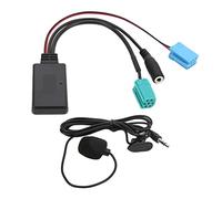 JKOKPMG Adaptateur de câble Bluetooth AUX in de Remplacement de Microphone Mains Libres pour 2 Updatelist Radio Système Audio de Voiture Matériau ABS Version Bluetooth 5.0