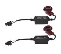 JKOKPMG Adaptateur de décodeur LED 3157A Anti Hyper Blink Flash Erreur Annuler le frein Canbus Universel Ajustement pour la plupart des voitures Matériau ABS de haute qualité Tension 12 V