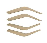 JKOKPMG Garnitures de poignée d'accoudoir de porte intérieure, ABS Premium, décoration intérieure de voiture de remplacement pour X1 E84 2010 2016, ensemble de 4 pièces (B(beige))