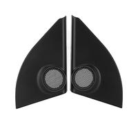 JKOKPMG Lot de 2 Protections de Panneau de Remplacement pour Tweeter Noir ABS de qualité supérieure pour 2014 2015 2016 2017 2018 2019, Ajustement Parfait, Installation Facile,