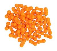 JKOKPMG Pêche Double hochet attracteur Cloche Perles métal et Plastique Double Bruit leurres vibrants pour la pêche en Eau Douce salée 50 pièces (Orange)