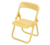 JKOKPMG Support de téléphone Portable en Forme de Tabouret, matériau TPR, Robuste, sûr pour Regarder des vidéos, Lire des vidéos, discuter, Naviguer sur Internet, Portrait, Mode Paysage, (Jaune)