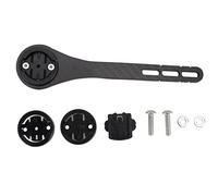 JKOKPMG Support d'ordinateur de vélo en Fibre de Carbone pour Guidon étendu pour Wahoo Bryton XOSS Blackbird iGPS Cateye avec Adaptateur de caméra de Sport, Durable, léger, Installation