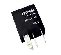 JKPQQEHV Relais de Ventilateur de climatisation Automobile 4290088 HG4290088-012(1)-1H 30A 12V 4PIN 1 à 5 pièces/lot(3PCS-4290088)