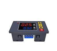JKPQQEHV Relais temporisé numérique Multifonction 110 V-220 V 12 V 24 V T3231, Interrupteur de Commande de minuterie de Cycle à LED, Relais temporisé réglable(O-Active Output,DC 12V 240W)