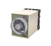 JKPQQEHV Relais temporisé ST3PA-A avec Socle, temporisation de Mise sous Tension ST3P AA/B/C/D/E/F/G CA 220 V 110 V 380 V CA(AC380V,A-A(0.5S 5S 30S 3M)