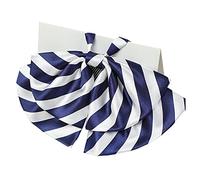 JKQBUX Cravate Élégante Femme Nœud Papillon Pré-Noué Rayé Réglable Décontracté Uniforme Blouse Nœud Papillon, T5., 19W*10L