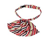 JKQBUX Nœud papillon élégant pour femme pré-noué avec nœud papillon rayé réglable décontracté uniforme nœud papillon chemisier cravates, T17, 19W*10L