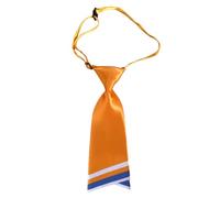 JKQBUX Nœud papillon pour femme - Sangle rayée réglable pré-nouée pour filles, accessoires de travail, fête, cérémonie, jaune, 7W*24L